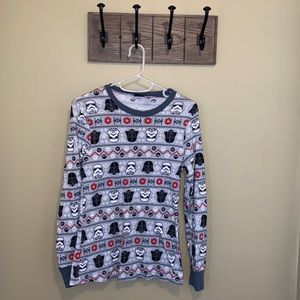Star Wars holiday thermal top Women’s size Med